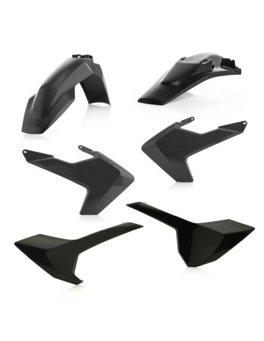 Kit Plásticos Acerbis Husqvarna TE/FE 17-19 Negro