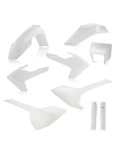 Full Kit Plásticos Acerbis Husqvarna TE/FE 17-19 Blanco
