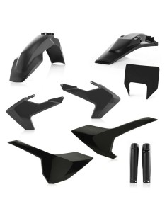 Full Kit Plásticos Acerbis Husqvarna TE/FE 17-19 Negro