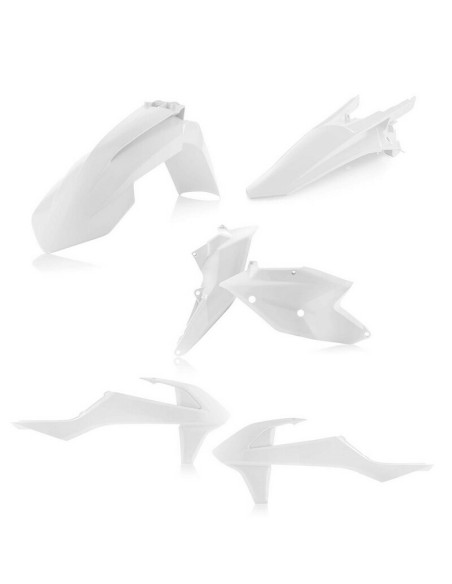 Kit Plásticos Acerbis KTM EXC/EXC-F 17-19 Blanco