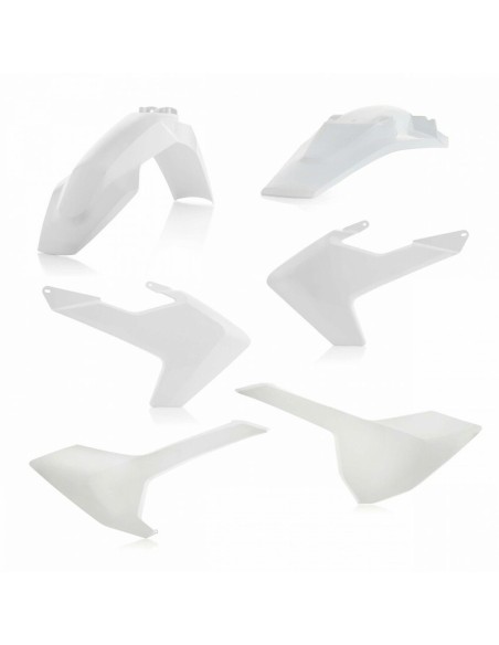 Kit Plásticos Acerbis Husqvarna TE/FE 17-19 Blanco