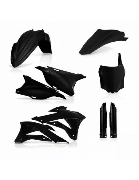 Full Kit Plásticos Acerbis Kawasaki KX 85/100 14-21 Negro