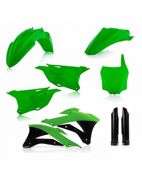Full Kit Plásticos Acerbis Kawasaki KX 85/100 14-21 Réplica 2020