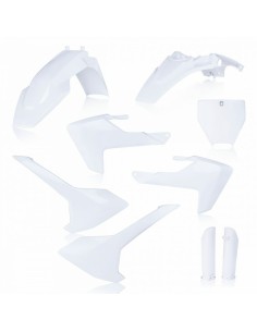 Full Kit Plásticos Acerbis Husqvarna TC 65 17-23 Blanco Nuclear
