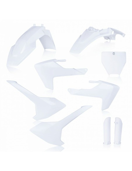 Full Kit Plásticos Acerbis Husqvarna TC 65 17-23 Blanco Nuclear
