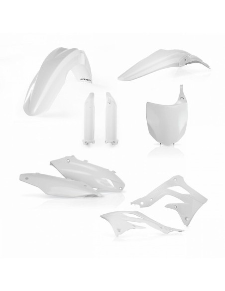 Full Kit Plásticos Acerbis Kawasaki KX 450 F 2012 Blanco