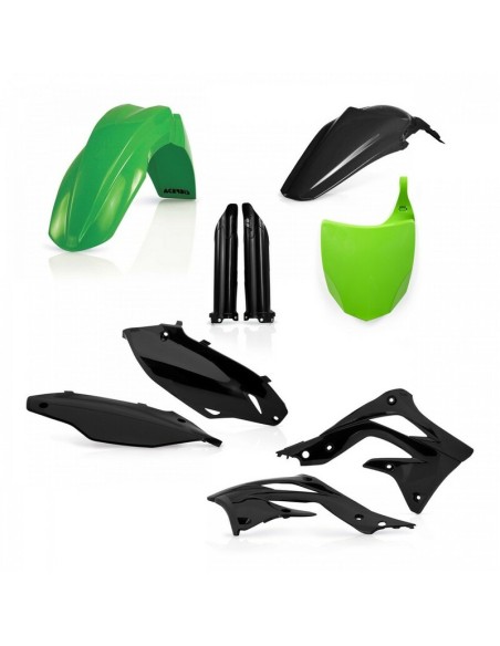 Full Kit Plásticos Acerbis Kawasaki KX 450 F 2012 Verde/Blanco