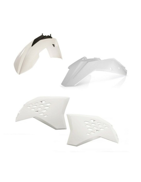 Kit Plásticos Acerbis KTM EXC/EXC-F 08-11 Blanco