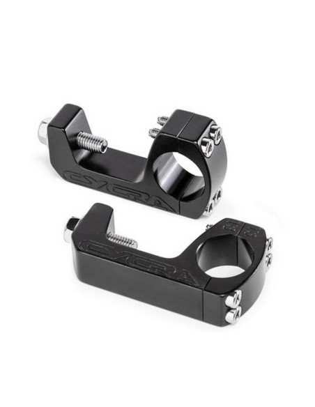 Abrazaderas en U Cycra T-3 SET Negro