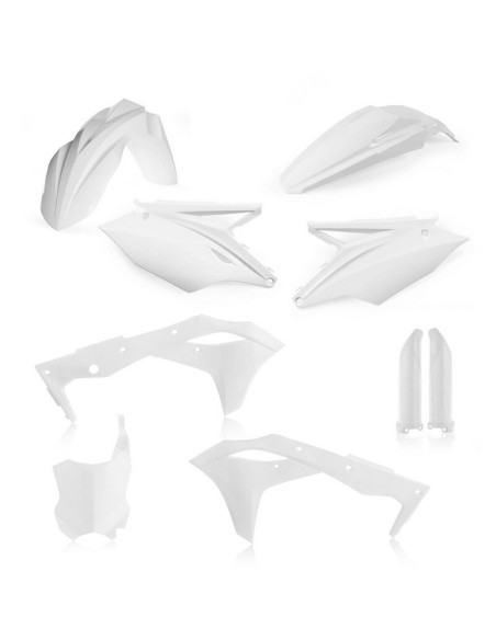 Full Kit Plásticos Acerbis Kawasaki KX 250 F 19-20 Blanco