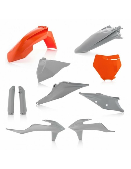 Full Kit Plásticos Acerbis KTM SX/SX-F 19-22 Naranja/Gris