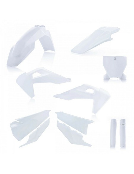 Full Kit Plásticos Acerbis Husqvarna TC/FC 19-22 Blanco Nuclear