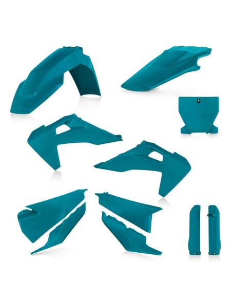 Full Kit Plásticos Acerbis Husqvarna TC/FC 19-22 Turquesa