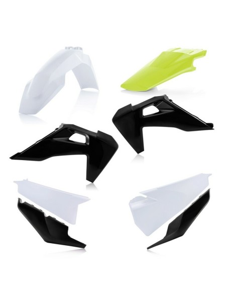 Kit Plásticos Acerbis Husqvarna TC/FC 19-22 Blanco/Negro