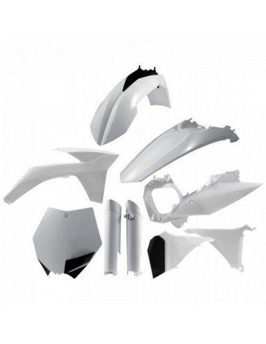 Full Kit Plásticos Acerbis KTM SX 125/150/250 2011 Blanco