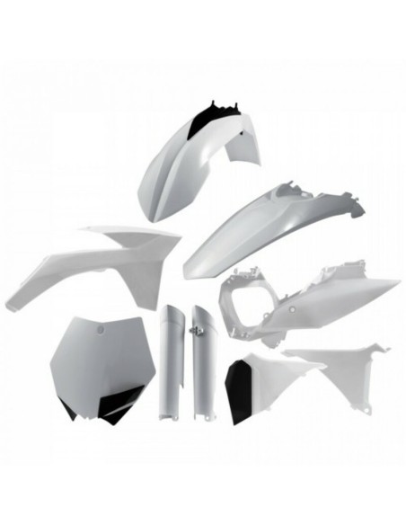 Full Kit Plásticos Acerbis KTM SX 125/150/250 2011 Blanco