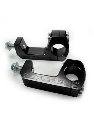 Abrazaderas en U Cycra T-1 SET Negro