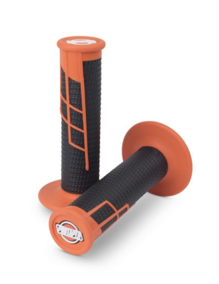 Puños Pro Taper Clamp On 1/2 Waffle Naranja