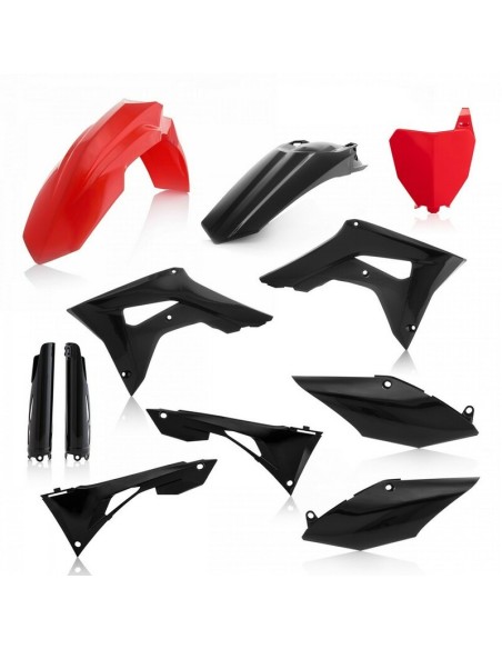 Full Kit Plásticos Acerbis Honda CRF 450 R 19 Rojo/Negro