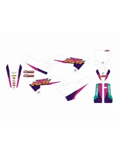 Kit Adhesivos Blackbird Retrò KTM SX/SX-F 2023 Fucsia
