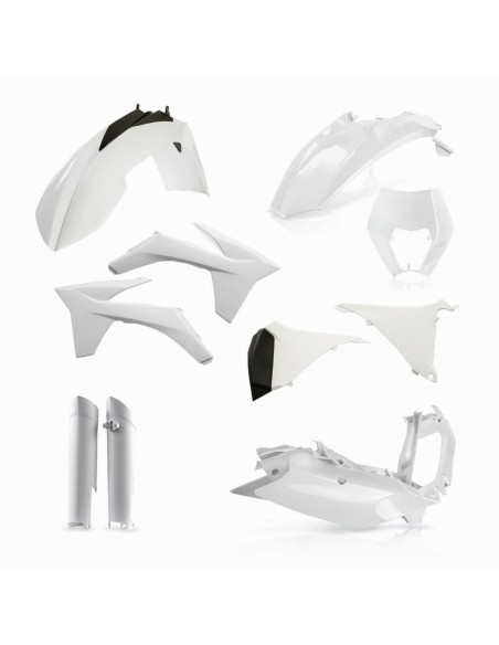 Full Kit Plásticos Acerbis KTM EXC/EXC-F 12-13 Blanco