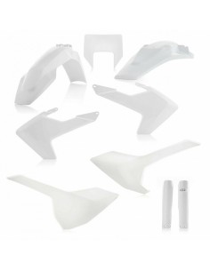 Full Kit Plásticos Acerbis Husqvarna TE/FE 17-19 Blanco