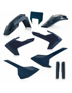 Full Kit Plásticos Acerbis Husqvarna TE/FE 17-19 Azul