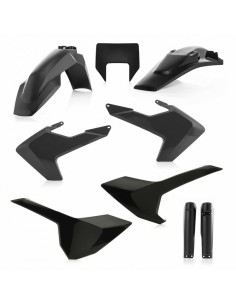 Full Kit Plásticos Acerbis Husqvarna TE/FE 17-19 Negro