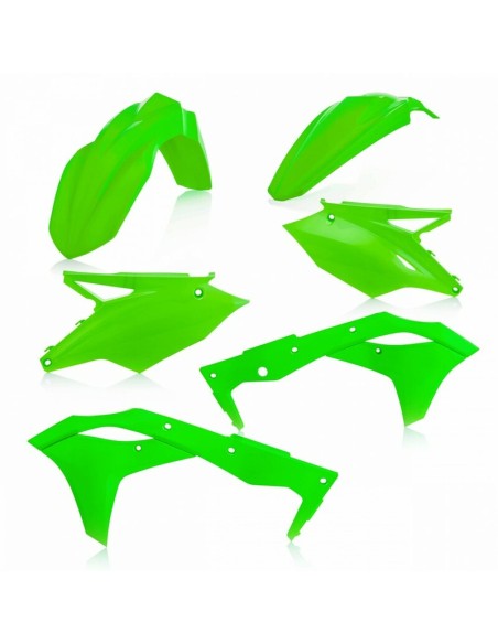 Kit Plásticos Acerbis Kawasaki KX 250 F 17 Verde Flúor
