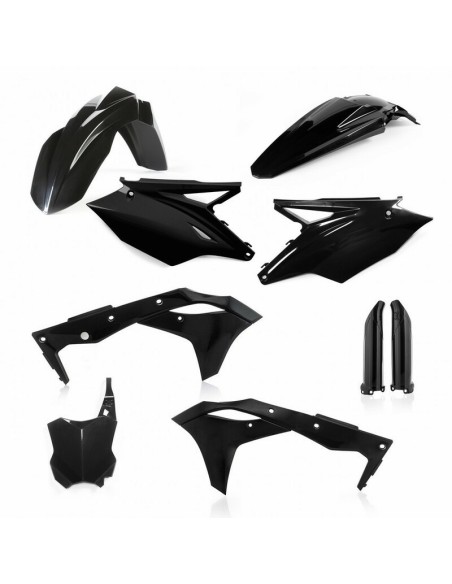 Full Kit Plásticos Acerbis Kawasaki KX 250 F 2017 Negro