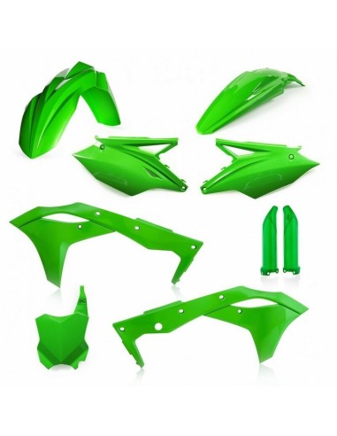 Full Kit Plásticos Acerbis Kawasaki KX 250 F 2017 Verde