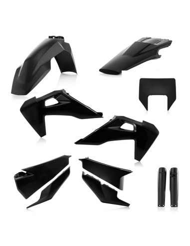Full Kit Plásticos Acerbis Husqvarna TE/FE 20-23 Negro