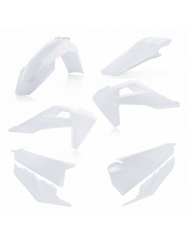 Kit Plásticos Acerbis Husqvarna TE/FE 20-23 Blanco