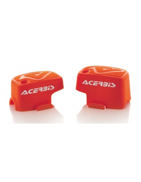 Tapas Bomba de Freno + Embrague Brembo Acerbis Naranja