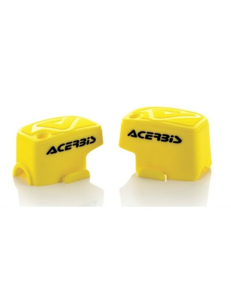 Tapas Bomba de Freno + Embrague Brembo Acerbis Amarillo