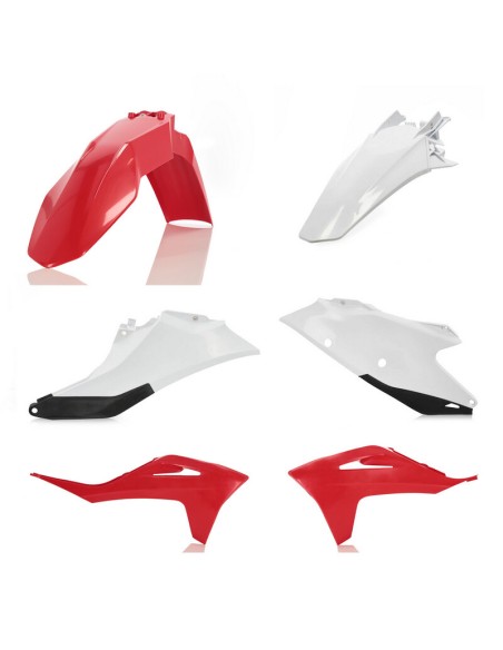 Kit Plásticos Acerbis Gas Gas MC/MCF 21-23 Rojo/Blanco