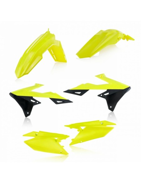 Kit Plásticos Acerbis Suzuki RMZ 450 19-24 Amarillo Flúor/Negro