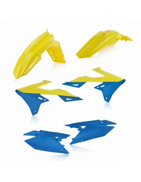 Kit Plásticos Acerbis Suzuki RMZ 450 19-24 Azul Marino/Amarillo