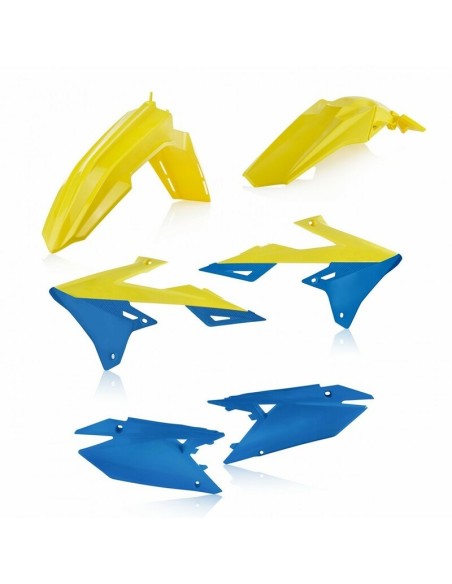 Kit Plásticos Acerbis Suzuki RMZ 250 19-24 Azul Marino/Amarillo