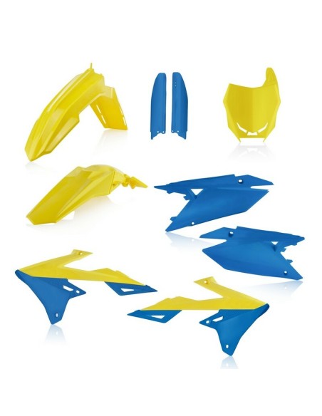 Full Kit Plásticos Acerbis Suzuki RMZ 250 19 Amarillo/Azul