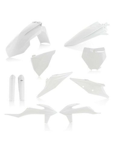 Full Kit Plásticos Acerbis KTM SX/SX-F 19-22 Blanco