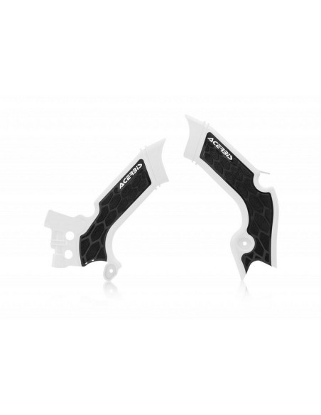 Protector de Chasis Acerbis X-Grip Kawasaki  KXF 450 19 Blanco/Negro