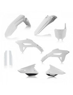 Full Kit Plásticos Acerbis Honda CRF 250 R 22-24 CRF 450 R 21-24 Blanco/Negro