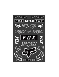 Pack Adhesivos Fox Legacy Track Blanco