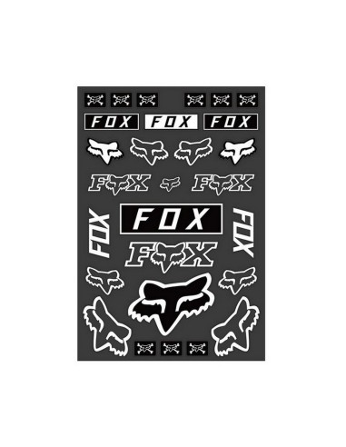 Pack Adhesivos Fox Legacy Track Blanco