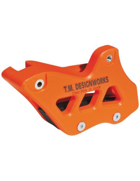 Guia Cadena indestructible TMD FE2 KTM KTM EXC 08-.. SX 07-15 Husqvarna 14-.. Sherco 10-.. naranja
