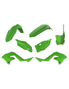 Kit Plásticos Polisport Restyling Kawasaki KX 125/250 03-08 Look KX 450 22 Verde