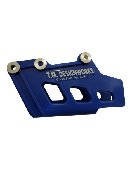 Carcasa Reforzada Guia Cadena TMD Yamaha YZ 125/250 97-07 YZF/WR 98-06 Azul