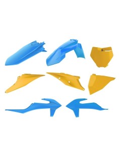 Kit Plásticos Polisport KTM SX/SX-F 19-22 Pention Edition Azul/Amarillo