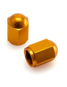 Tapón Válvula Aluminio DRC Pack 2 Unid. Oro